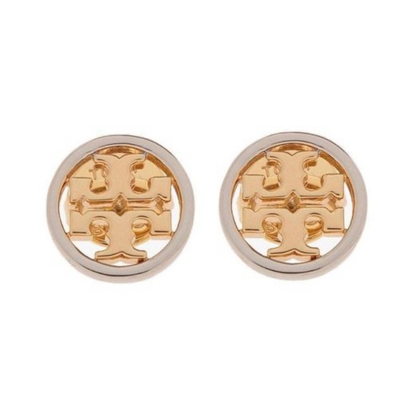 TORY BURCH Miller Stud Earrings In Gold & Silver